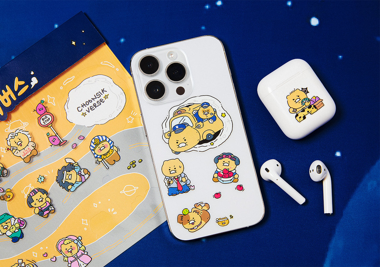 Clear Sticker Chunsik - Authentic Kakao Friends from Korea | Koolseoul