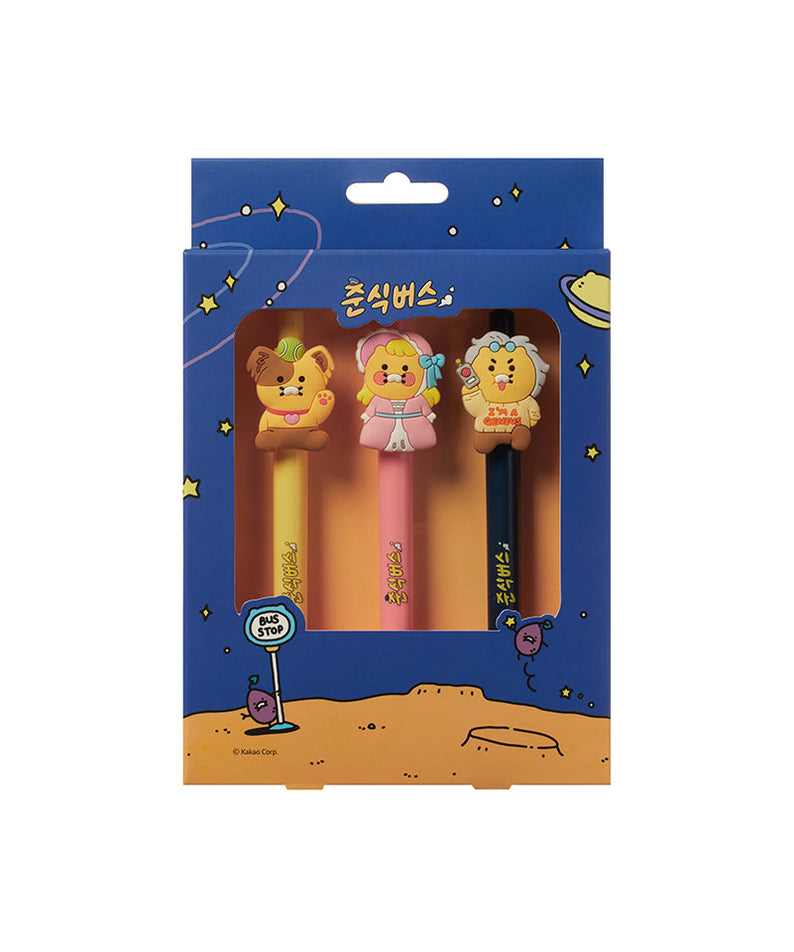 Set(3P) Chunsik Pen - Authentic Kakao Friends from Korea | Koolseoul