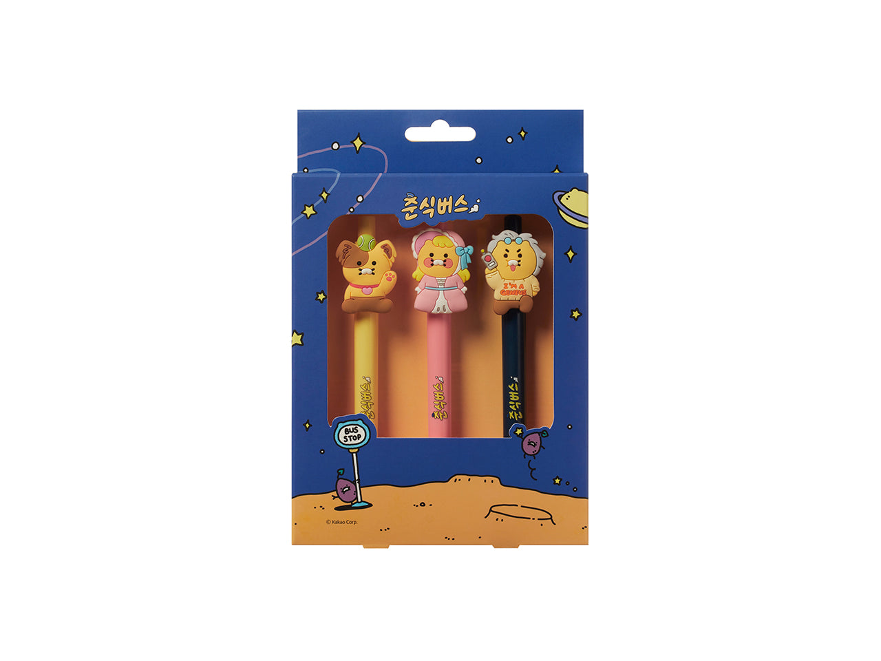 Set(3P) Chunsik Pen - Authentic Kakao Friends from Korea | Koolseoul