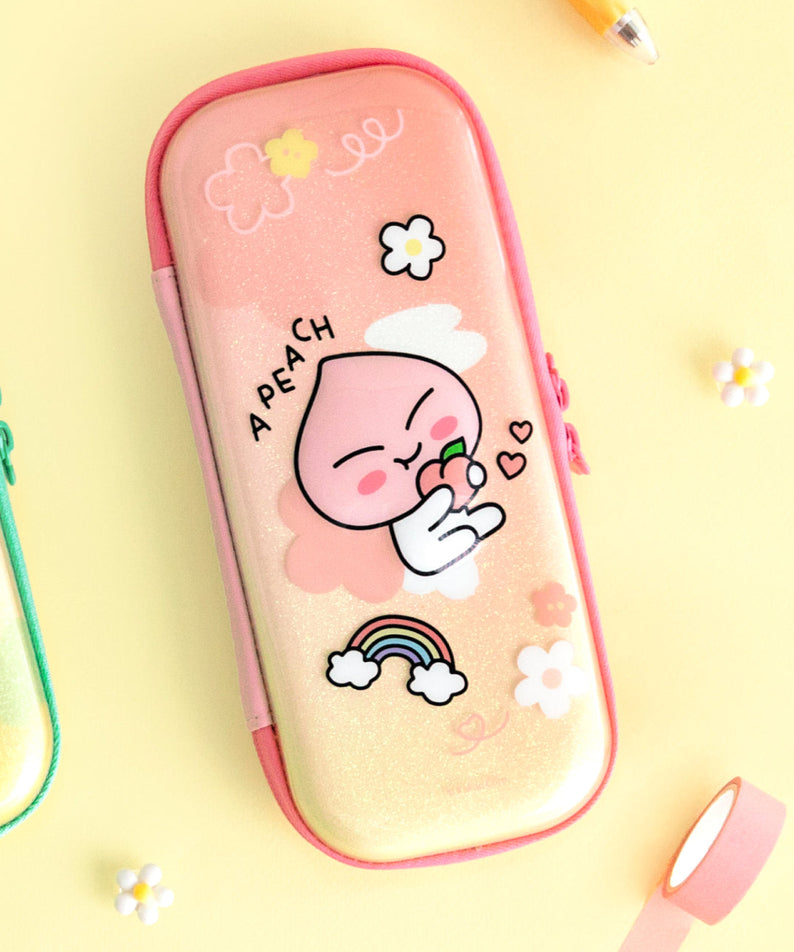 EVA Pencil Case Apeach Stationery - Official Kakao Friends merchandise | Koolseoul