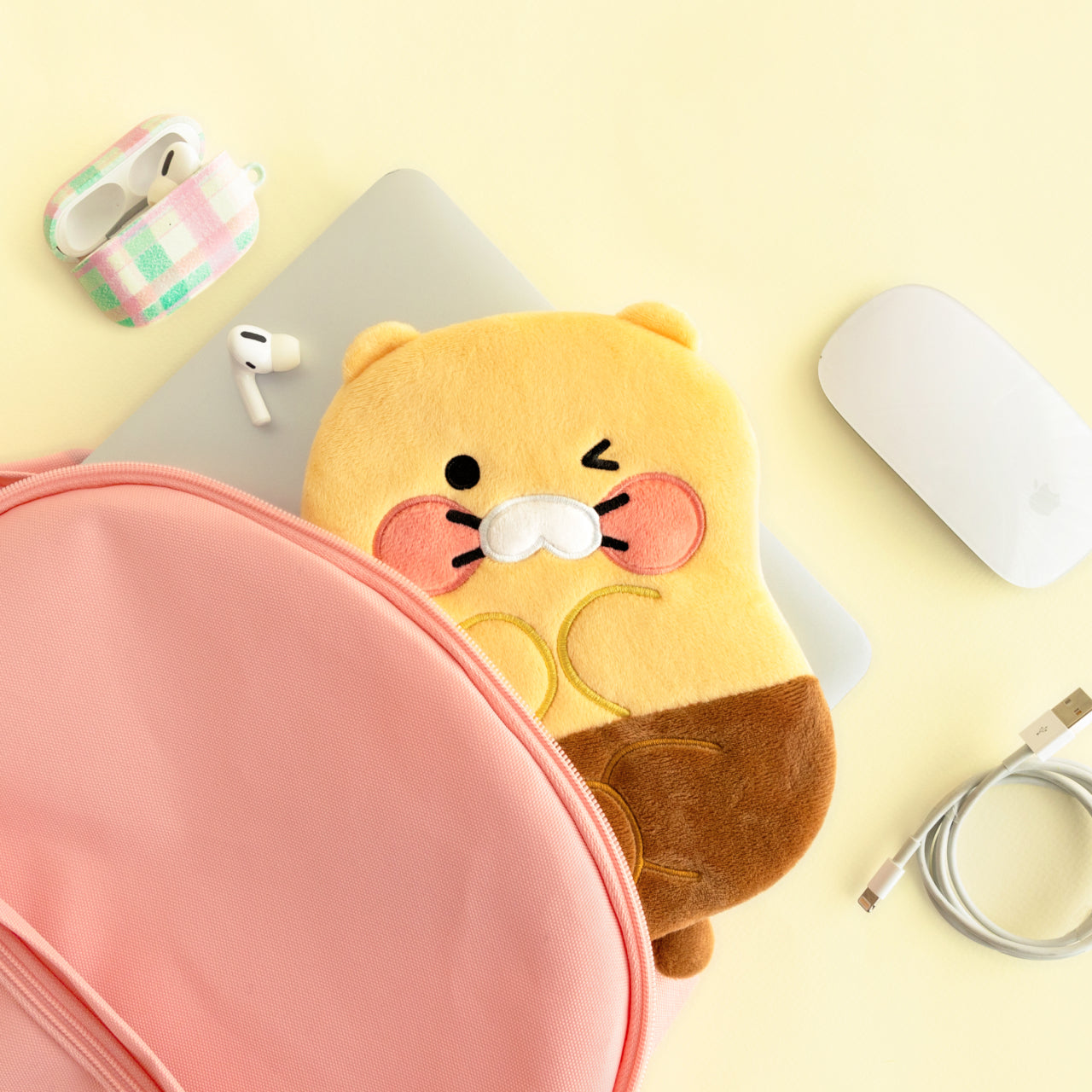 Chunsik Flat Pouch - Official Kakao Friends merchandise | Koolseoul