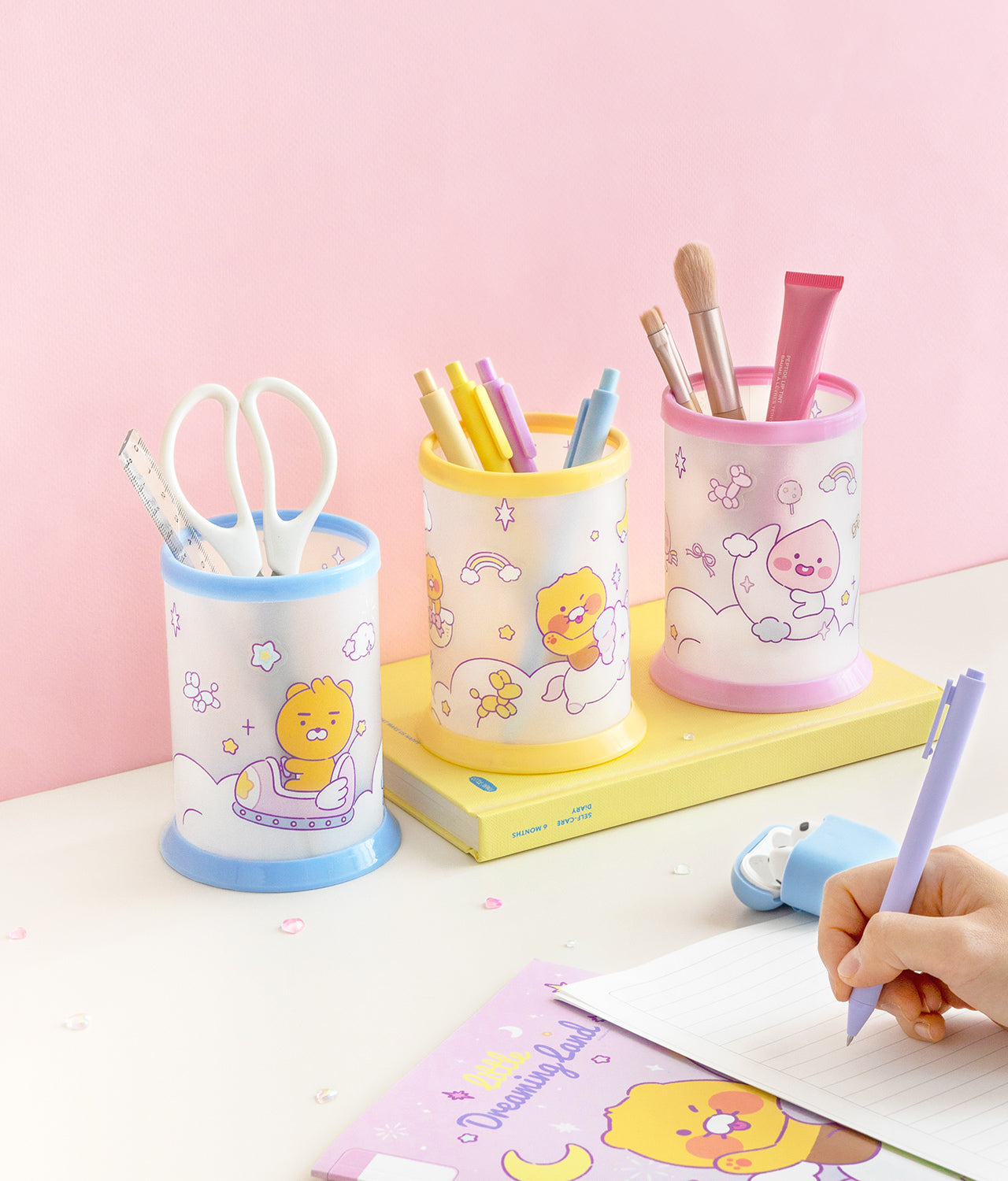 DIY Little Apeach Desk Accessory - Authentic Kakao Friends from Korea | Koolseoul