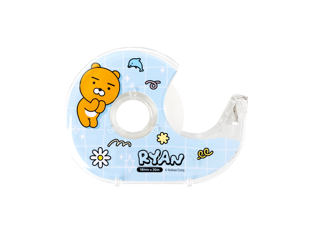 Clear Ruban Adhesif Ryan Sticker - Authentic Kakao Friends from Korea | Koolseoul