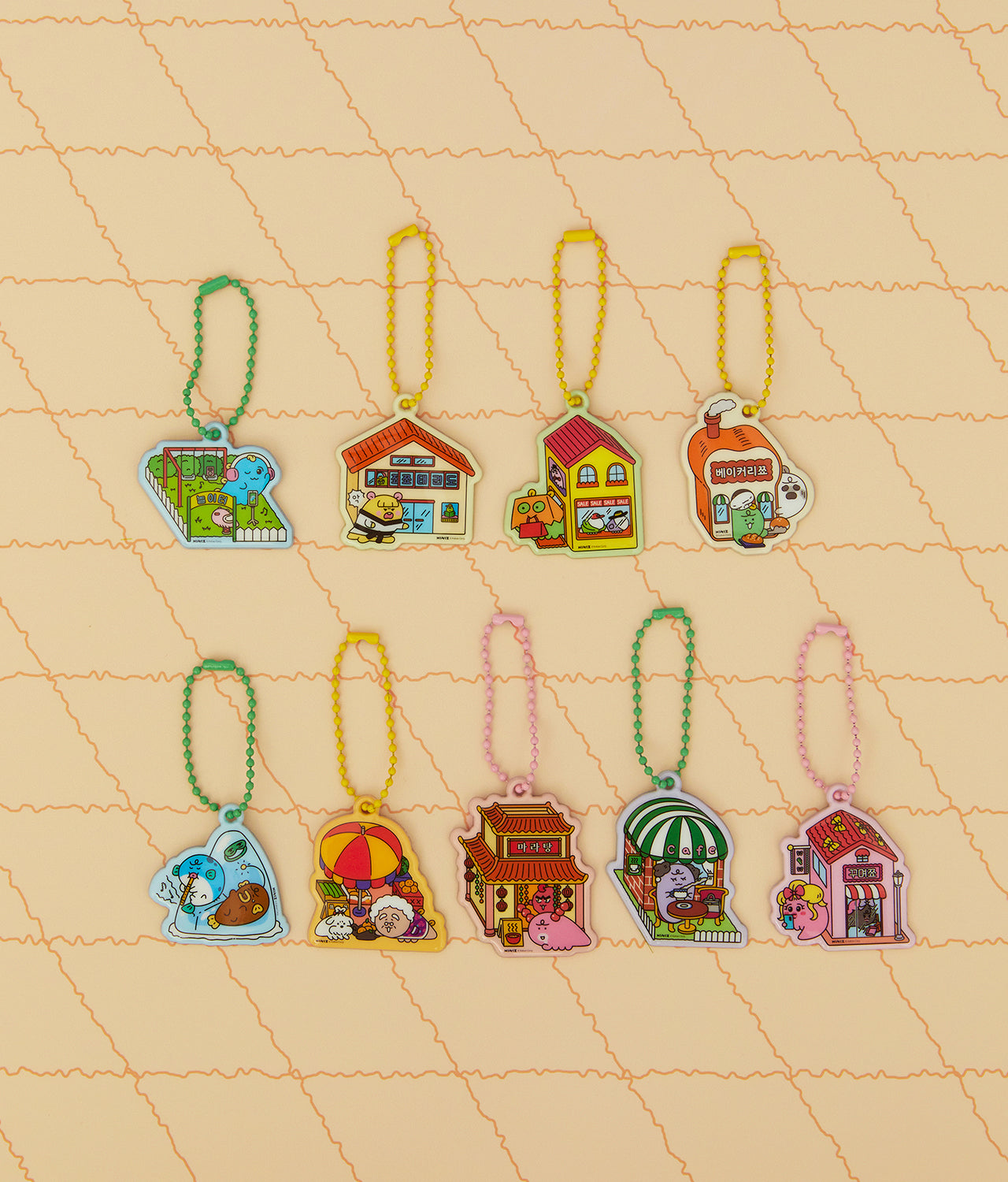 Keychain(9 1) - Korean kawaii Kakao Friends | Koolseoul