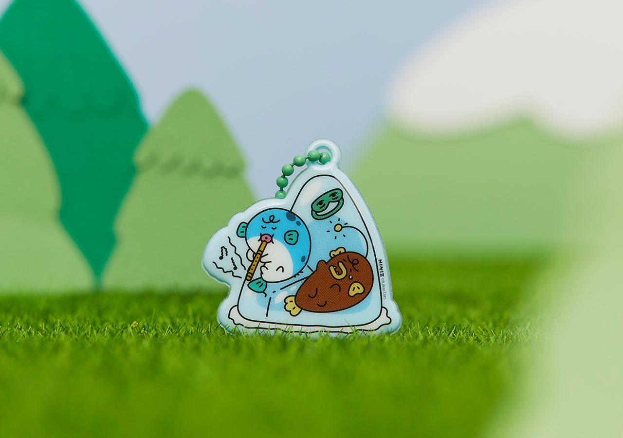Keychain(9 1) - Authentic Kakao Friends from Korea | Koolseoul