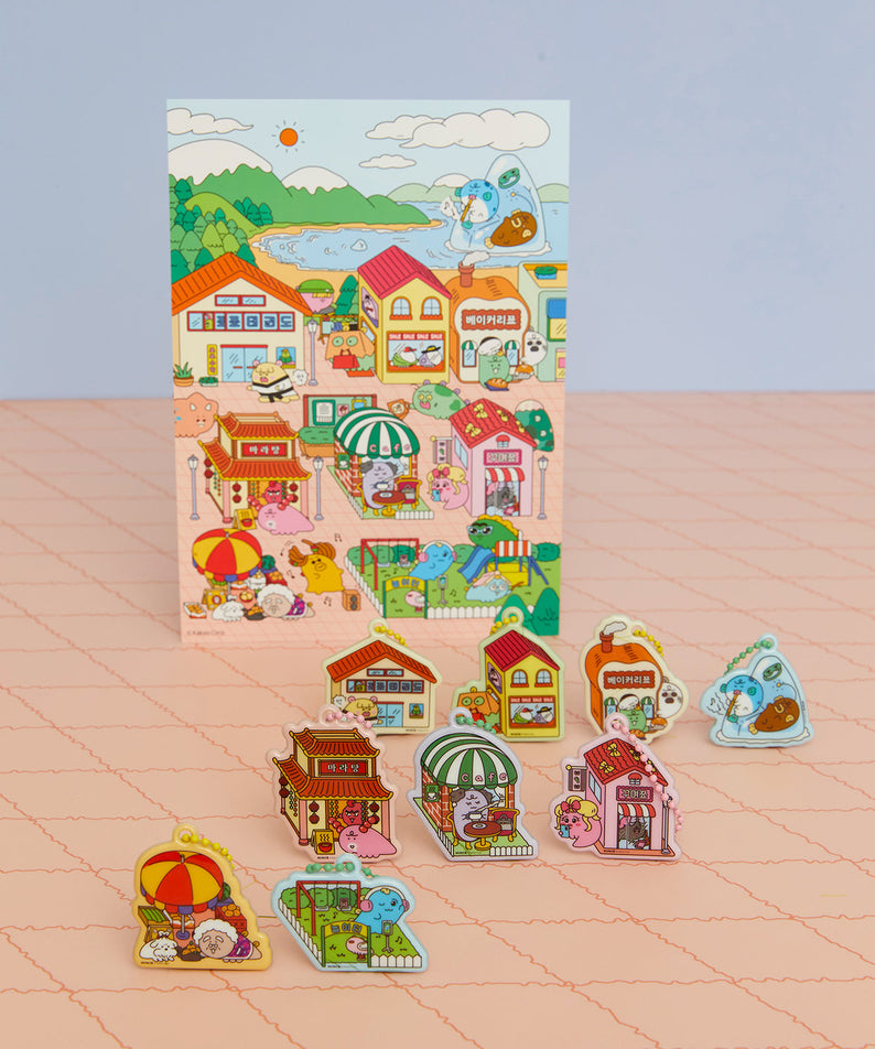 Keychain(9 1) - Authentic Kakao Friends from Korea | Koolseoul