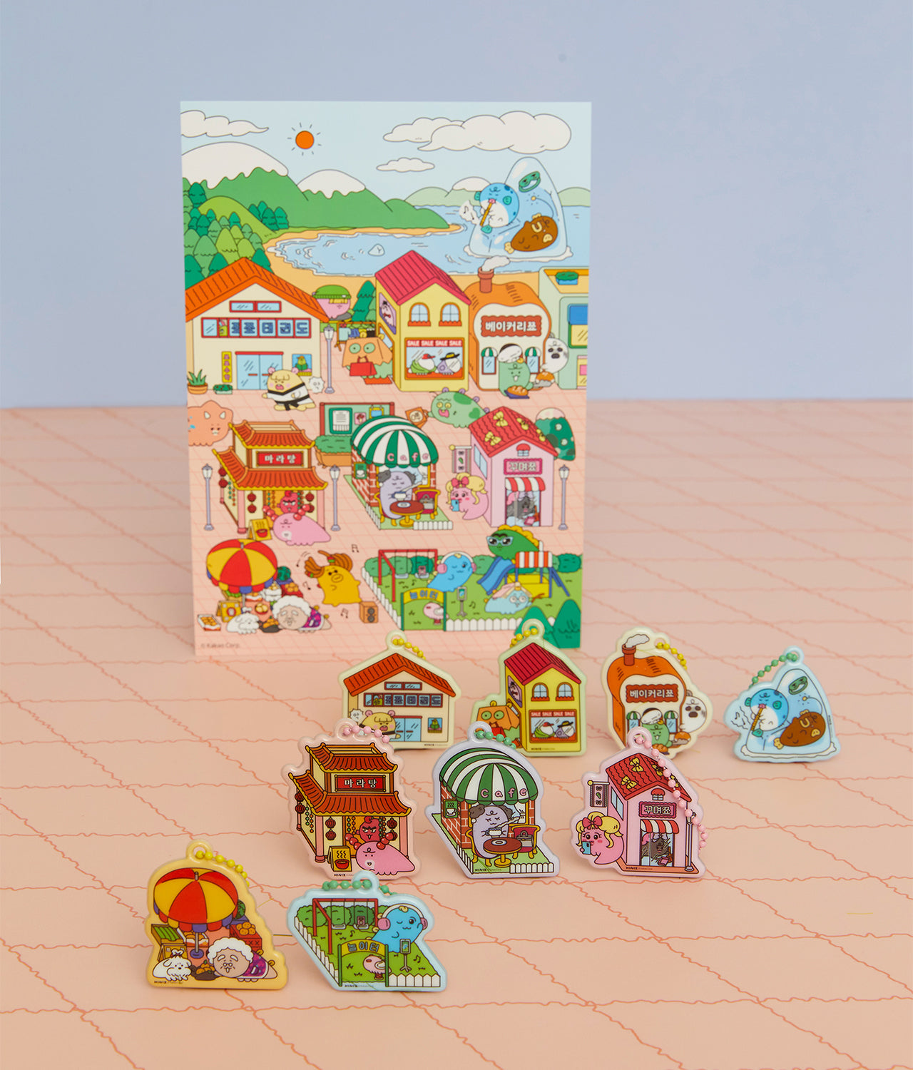 Keychain(9 1) - Authentic Kakao Friends from Korea | Koolseoul
