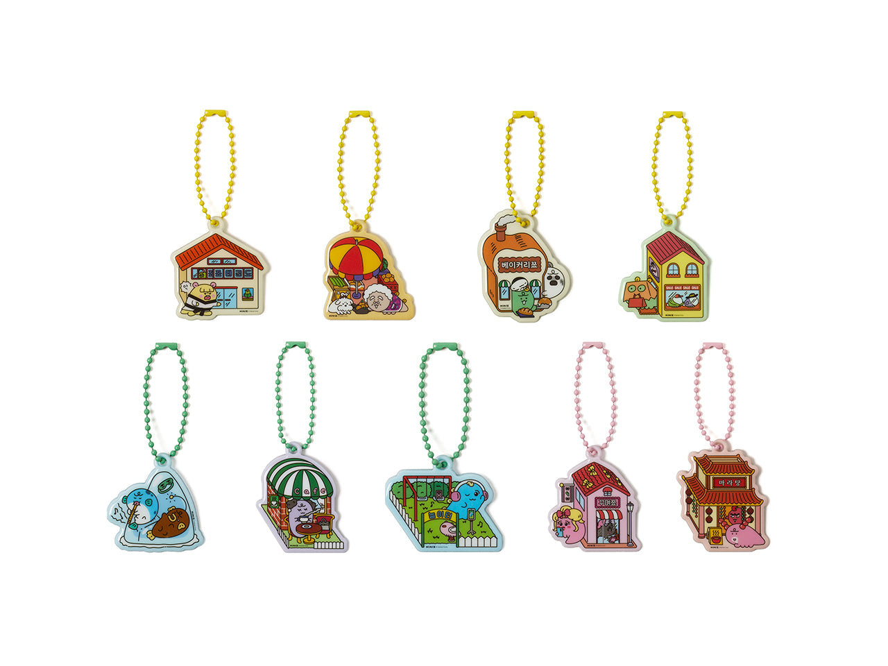 Keychain(9 1) - Korean kawaii Kakao Friends | Koolseoul