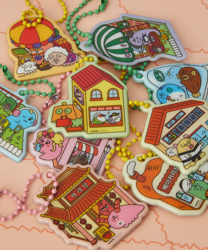 Keychain(9 1) - Authentic Kakao Friends from Korea | Koolseoul