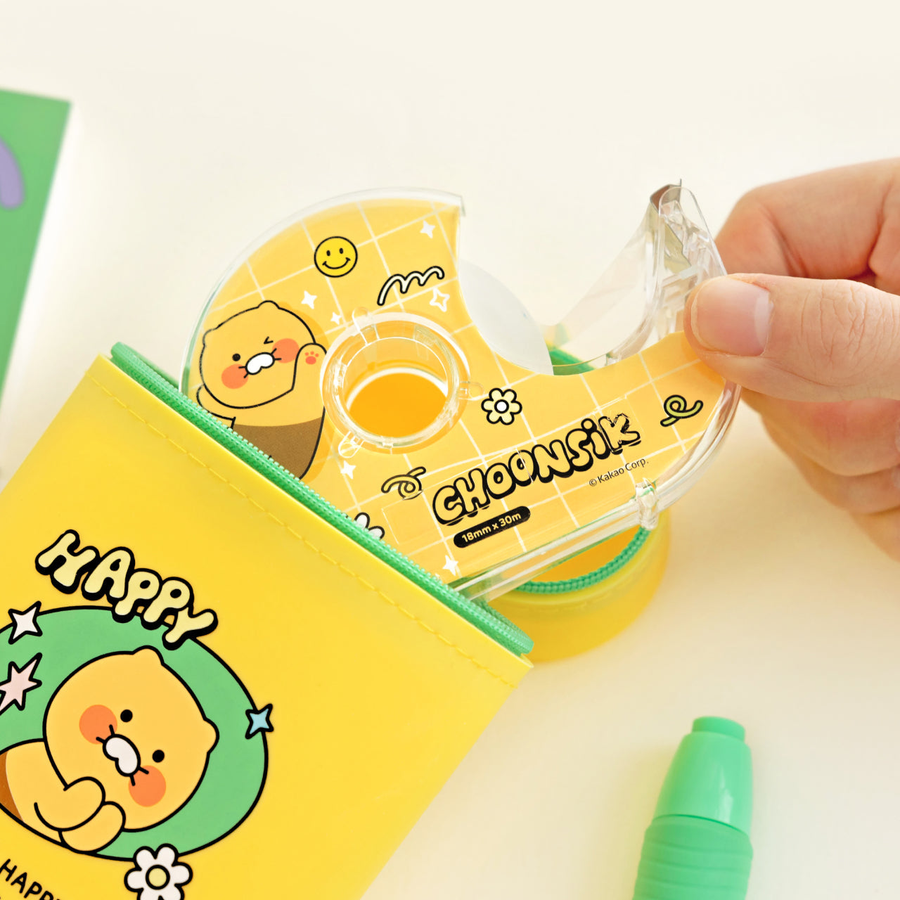 Clear Ruban Adhesif Chunsik Sticker - Authentic Kakao Friends from Korea | Koolseoul