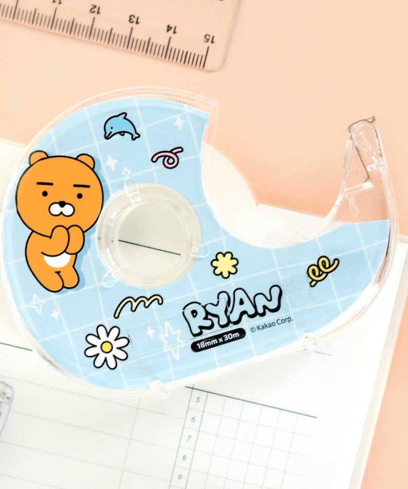 Clear Ruban Adhesif Ryan Sticker - Korean kawaii Kakao Friends | Koolseoul