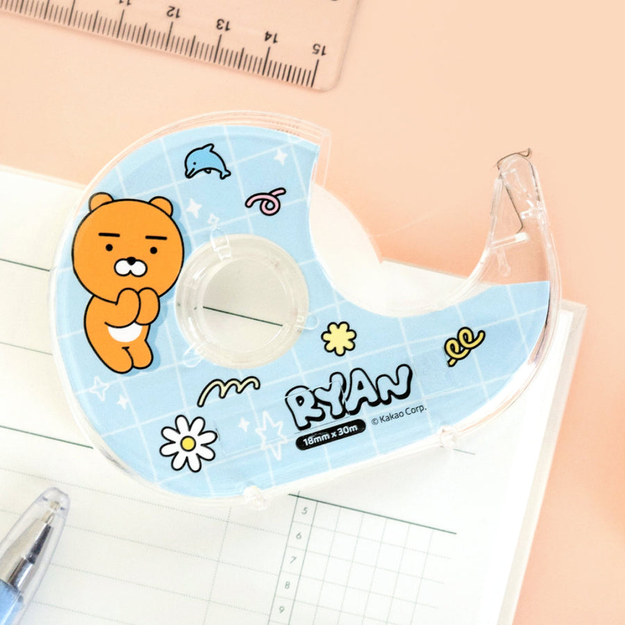Kakao Friends - Clear Ruban Adhesif Ryan Sticker