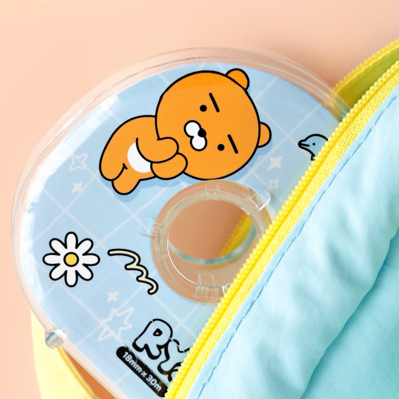 Clear Ruban Adhesif Ryan Sticker - Official Kakao Friends merchandise | Koolseoul