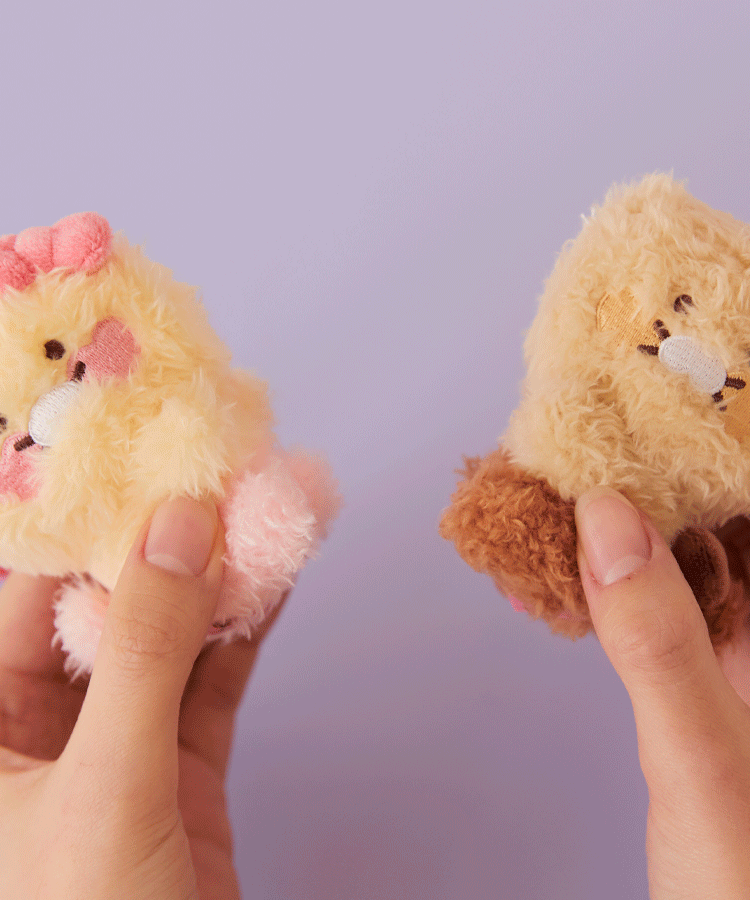 Kakao Friends Chunsik Plush Keyring Set