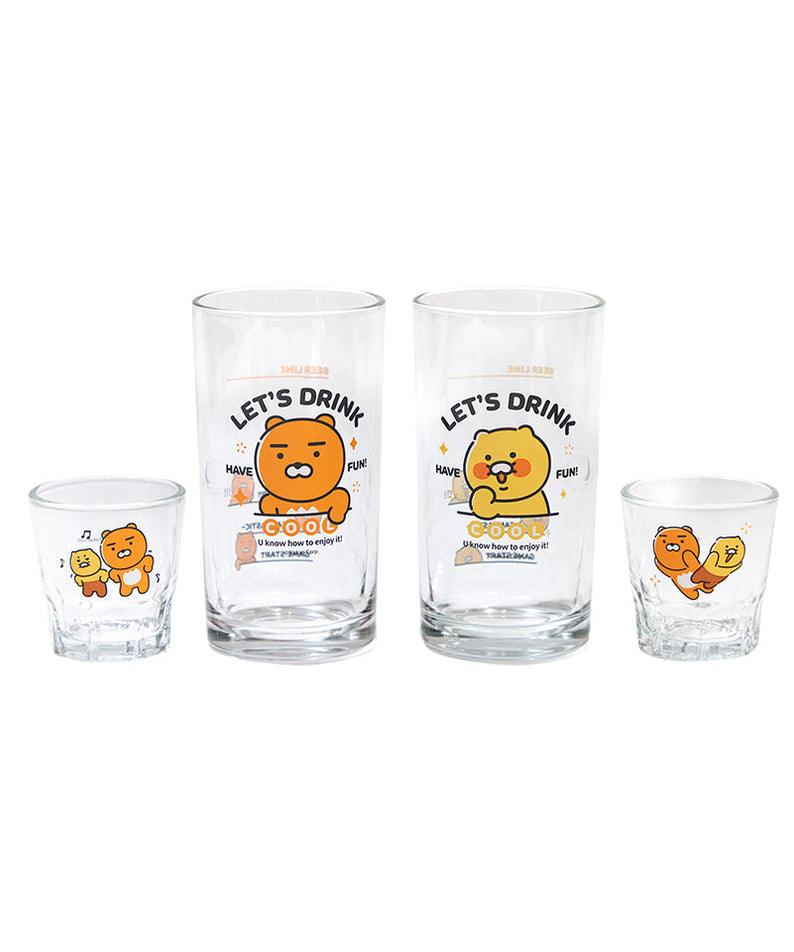 2P&2P Set Ryan&Chunsik - Korean kawaii Kakao Friends | Koolseoul