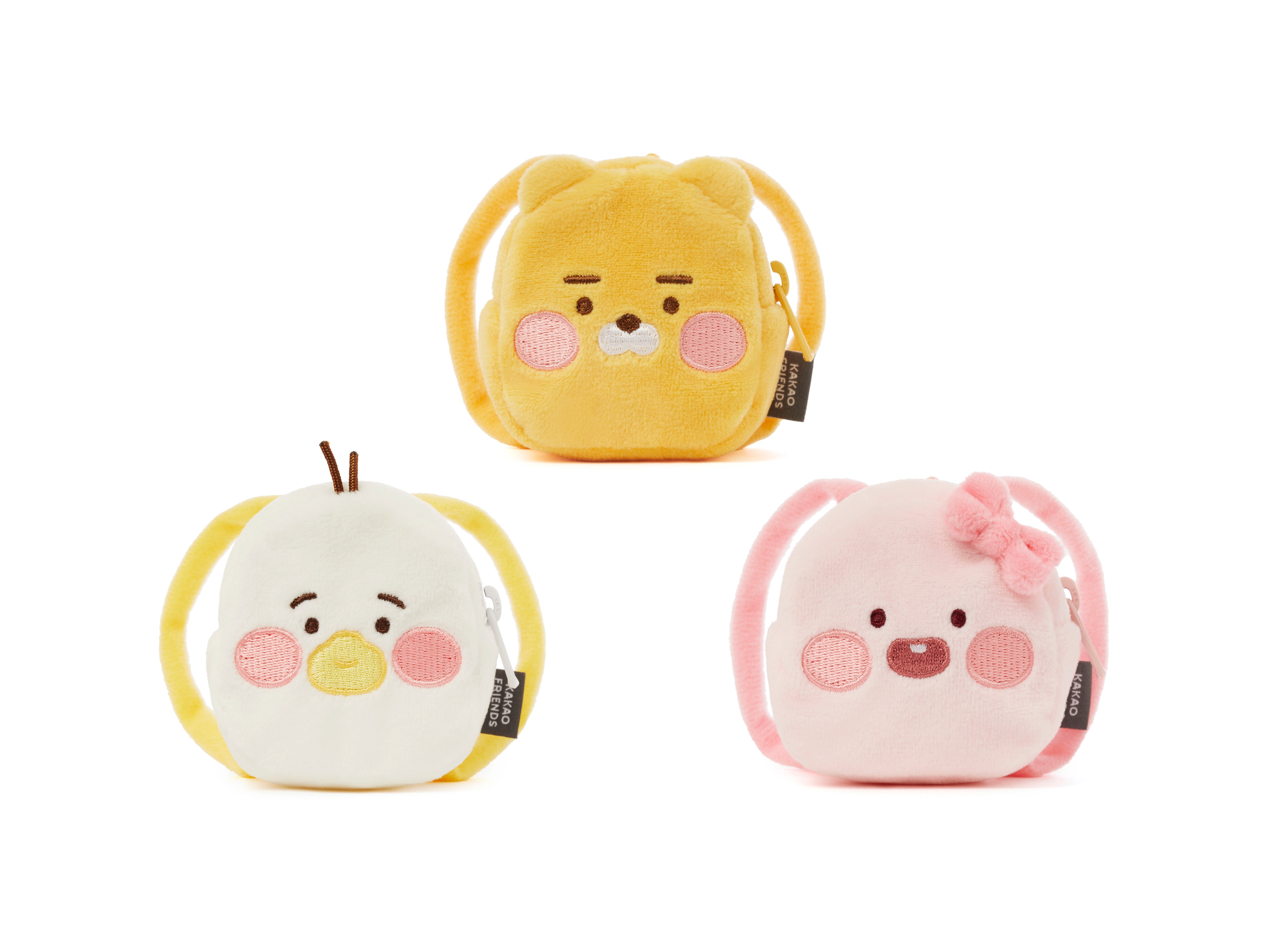 (OOTD) Plush Apeach Backpack - Authentic Kakao Friends from Korea | Koolseoul
