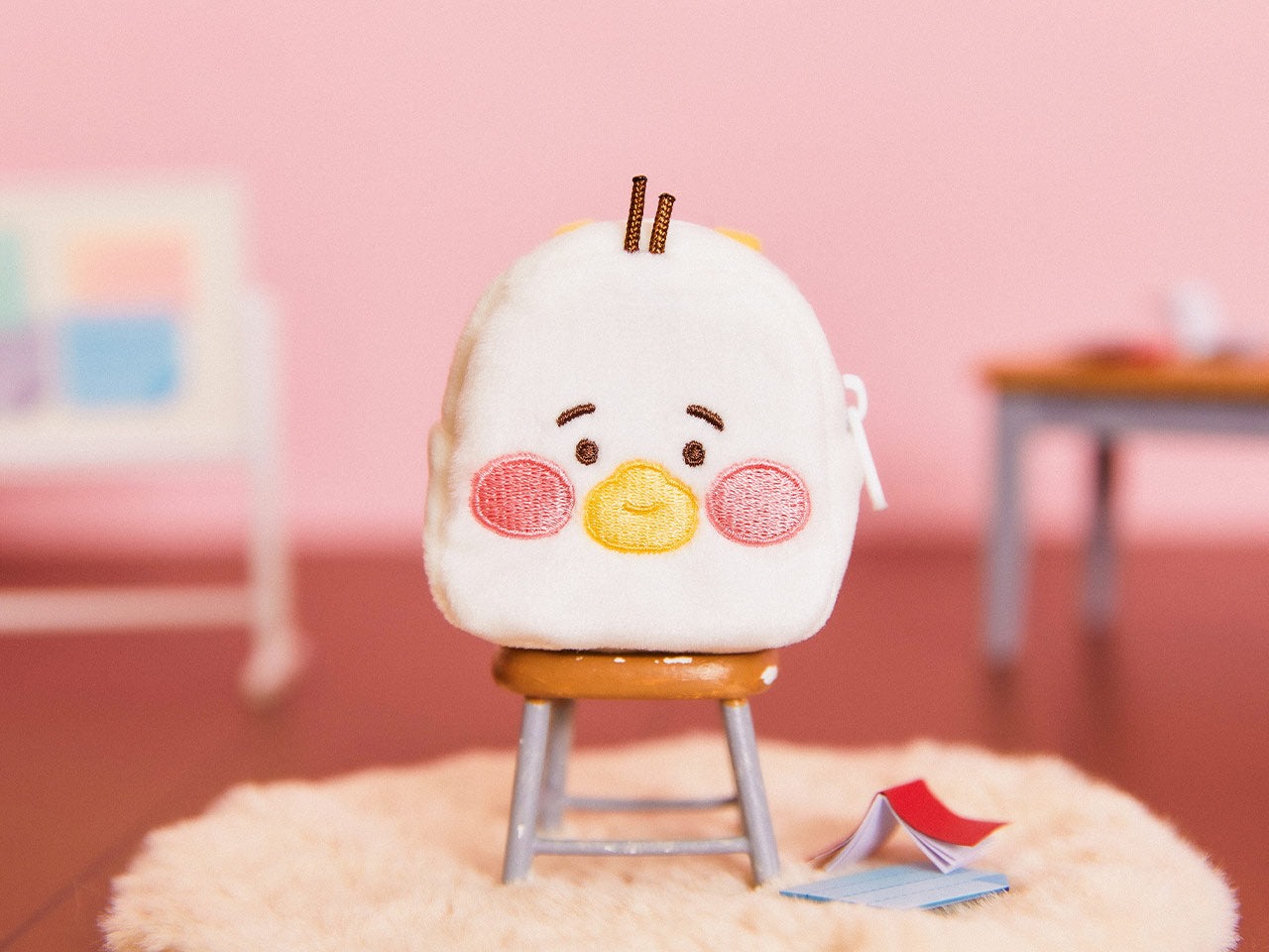 (OOTD) Plush Tube Backpack - Authentic Kakao Friends from Korea | Koolseoul