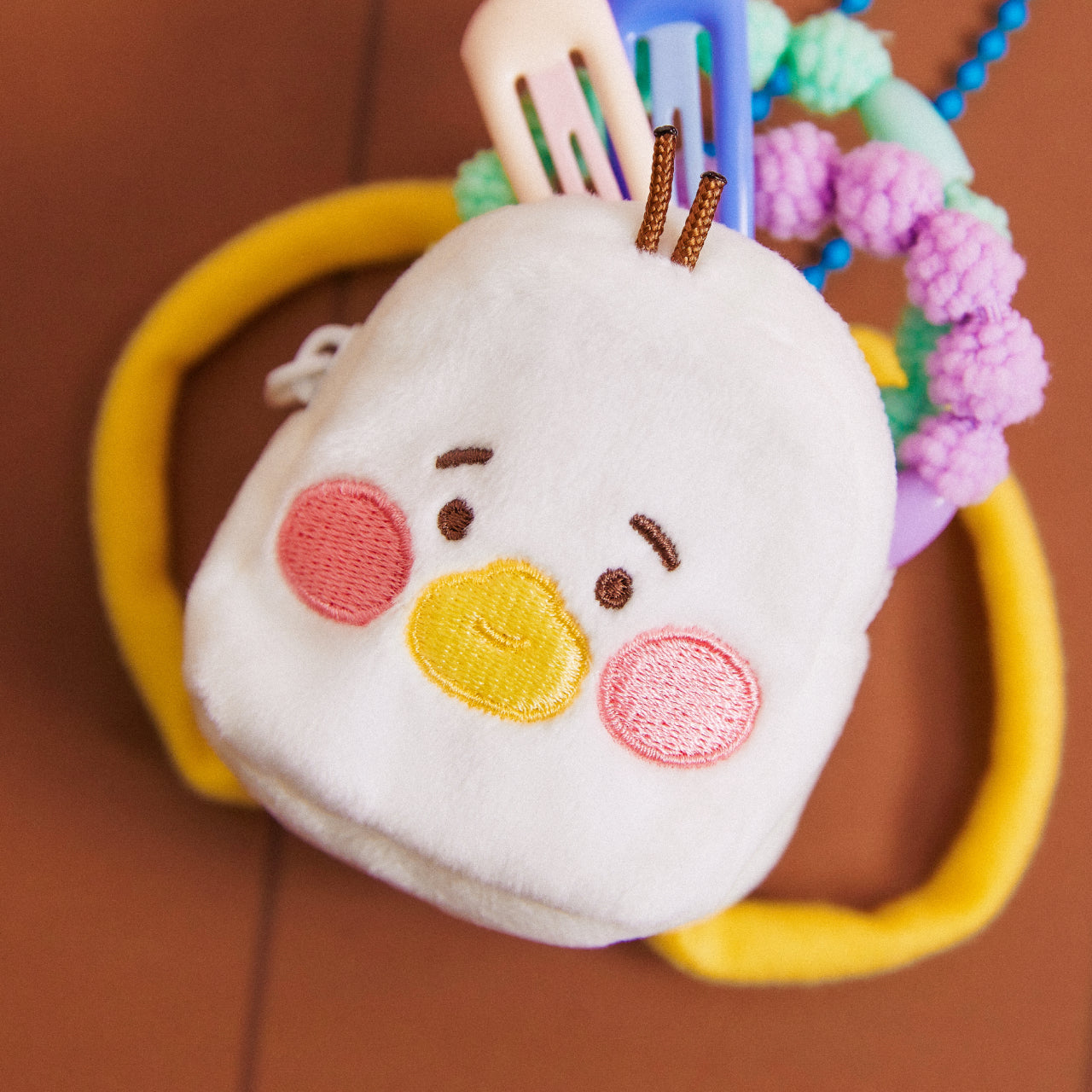 (OOTD) Plush Tube Backpack - Authentic Kakao Friends from Korea | Koolseoul