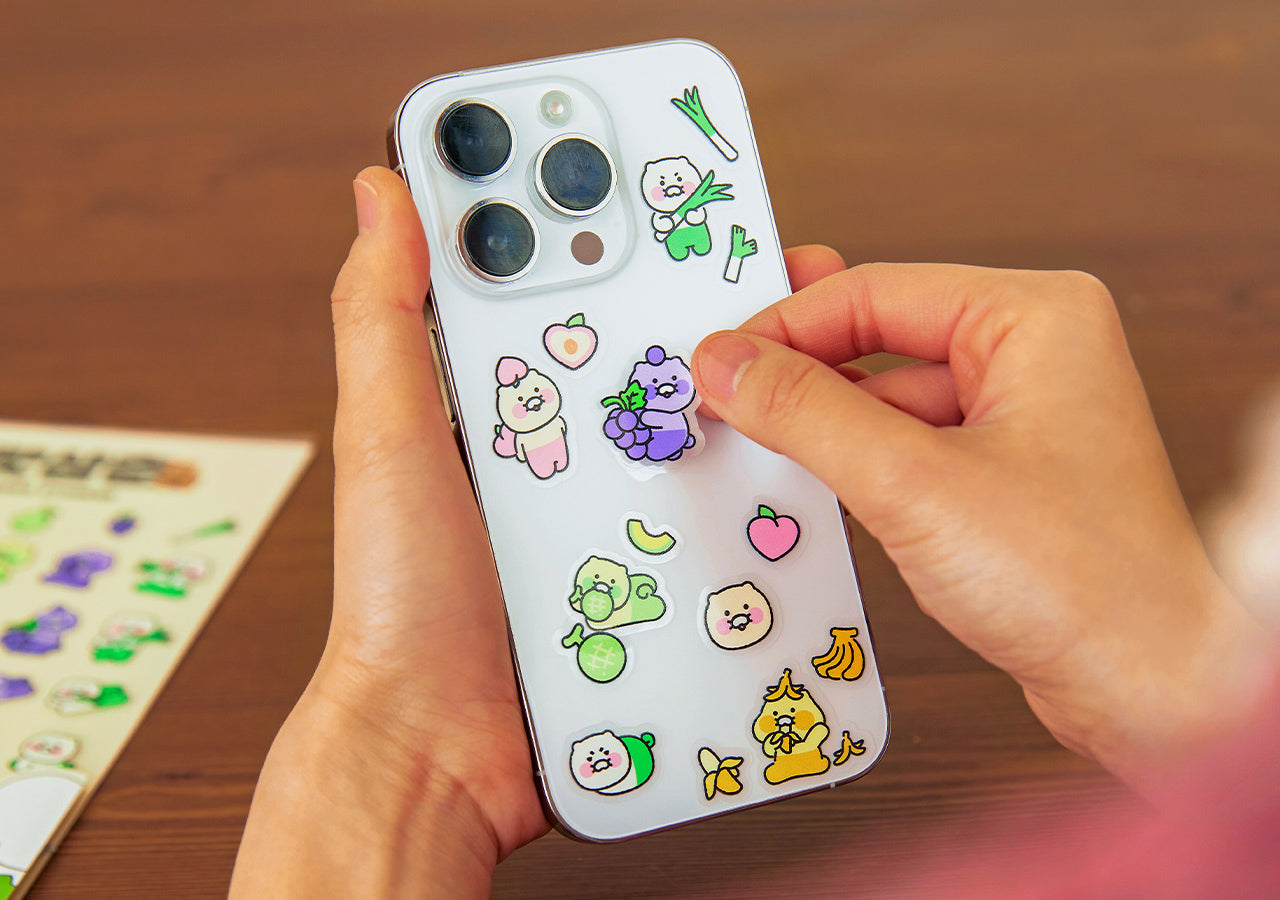 TransparentAutocollant Chunsik Sticker - Authentic Kakao Friends from Korea | Koolseoul