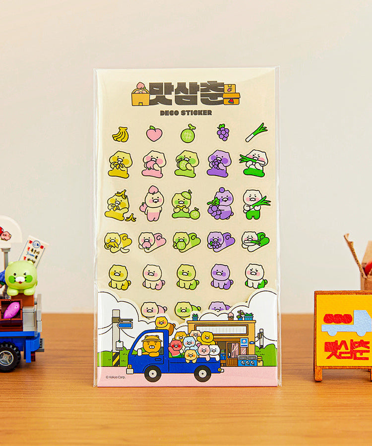 TransparentAutocollant Chunsik Sticker - Korean kawaii Kakao Friends | Koolseoul