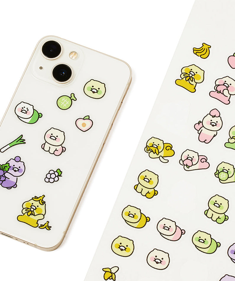 TransparentAutocollant Chunsik Sticker - Authentic Kakao Friends from Korea | Koolseoul