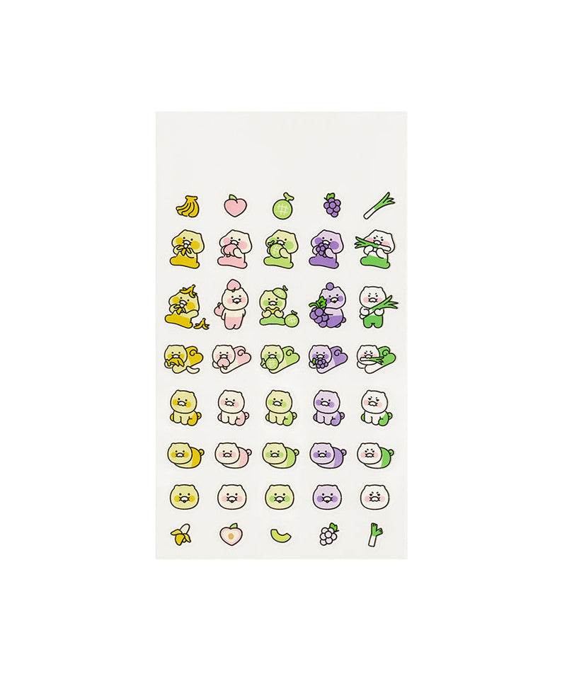 TransparentAutocollant Chunsik Sticker - Authentic Kakao Friends from Korea | Koolseoul