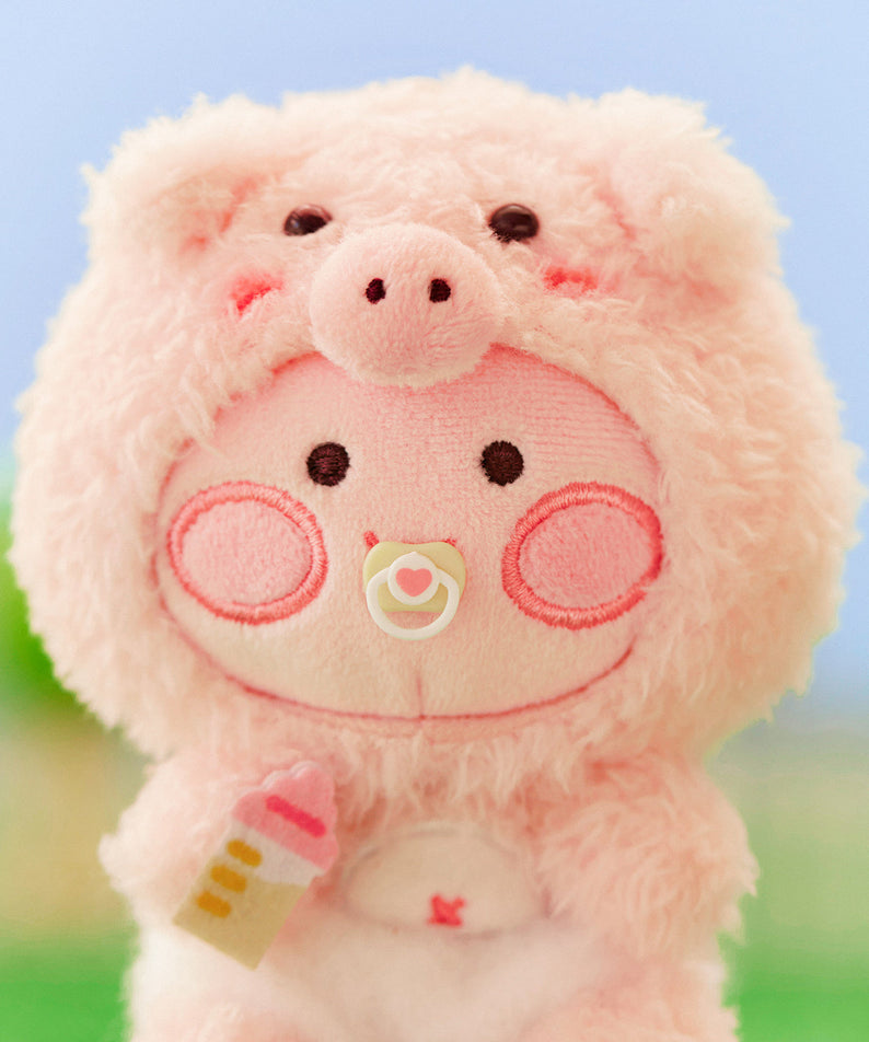FRIENDZOO Keychain Plush Little Apeach - Korean kawaii Kakao Friends | Koolseoul