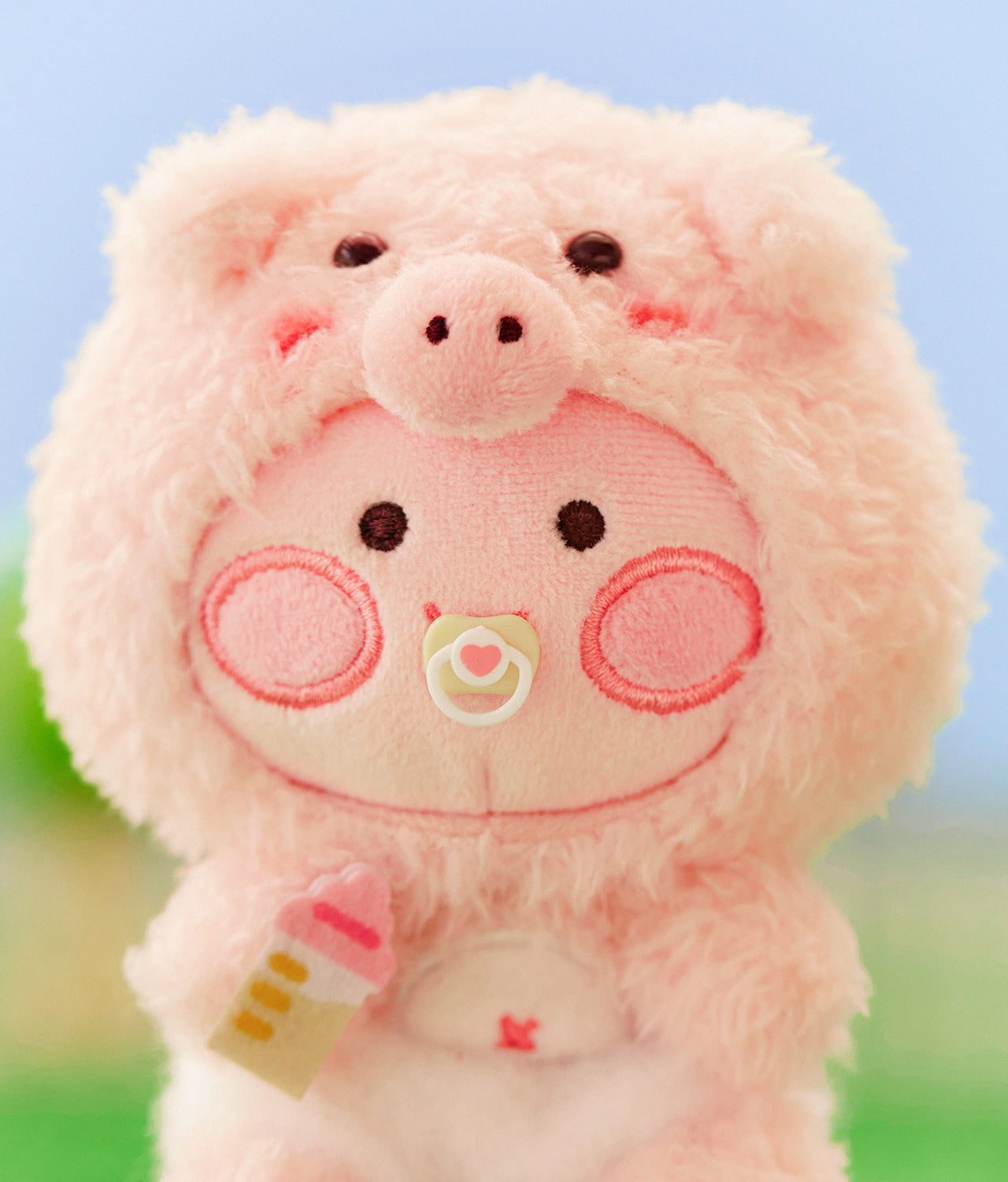 FRIENDZOO Keychain Plush Little Apeach - Korean kawaii Kakao Friends | Koolseoul