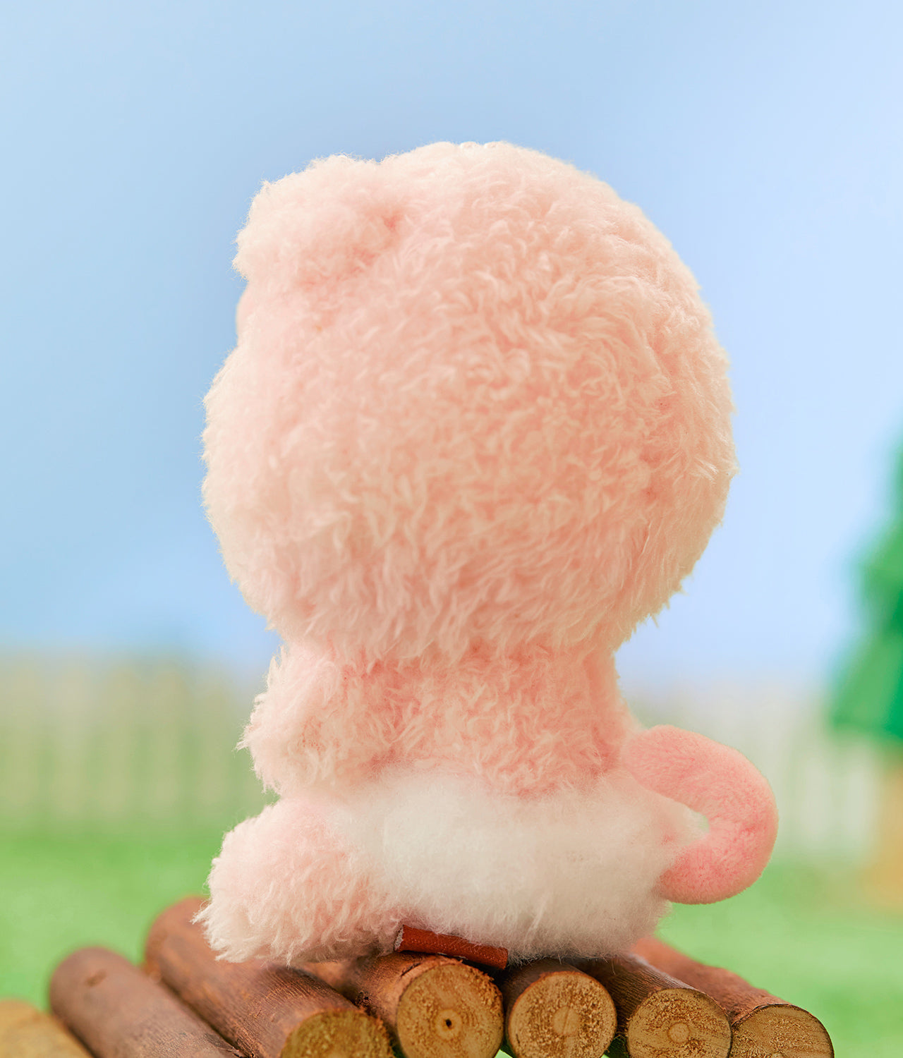 FRIENDZOO Keychain Plush Little Apeach - Authentic Kakao Friends from Korea | Koolseoul