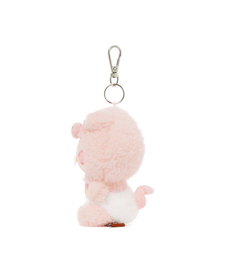 FRIENDZOO Keychain Plush Little Apeach - Authentic Kakao Friends from Korea | Koolseoul