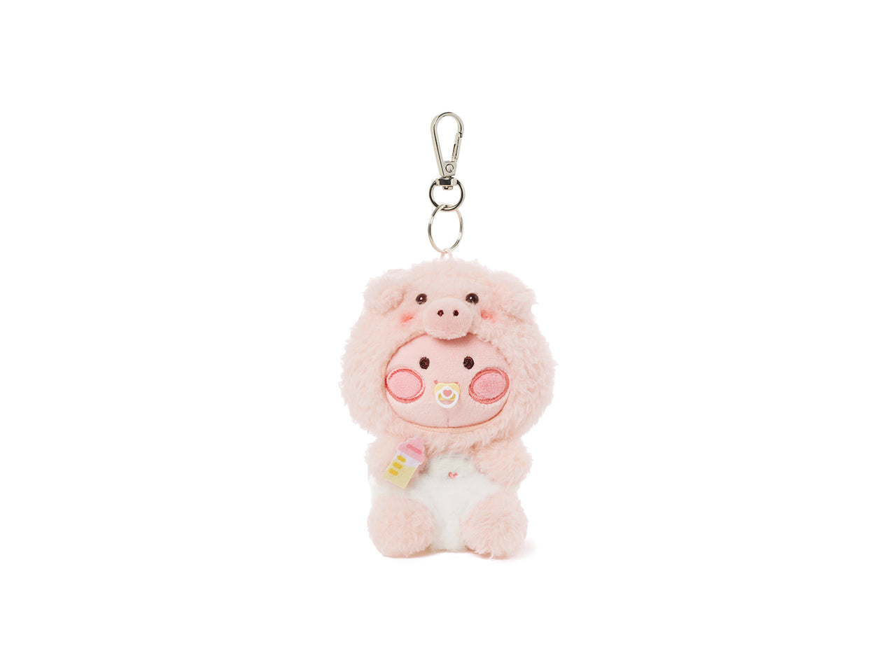 FRIENDZOO Keychain Plush Little Apeach - Official Kakao Friends merchandise | Koolseoul