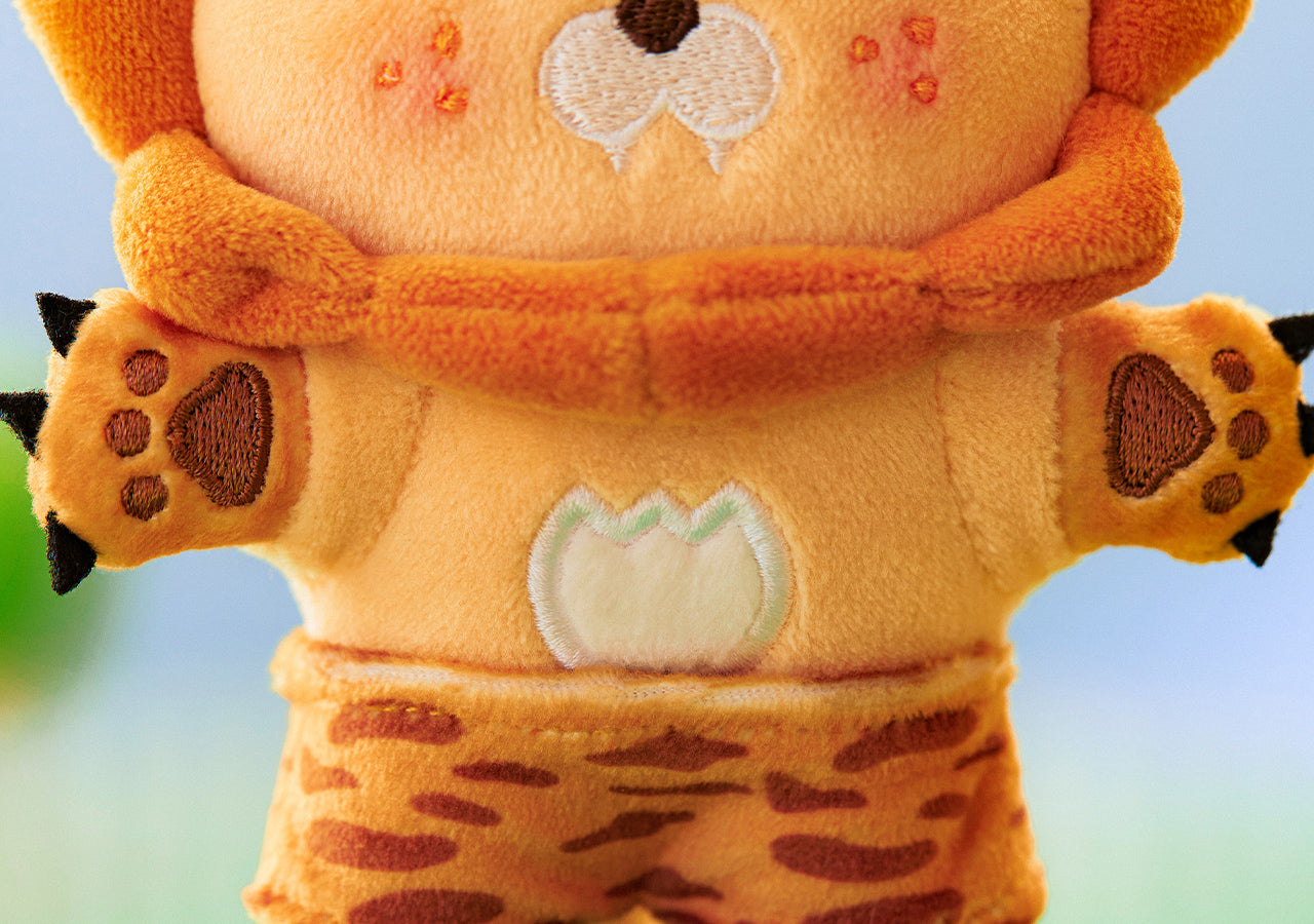 FRIENDZOO Keychain Plush Little Ryan - Official Kakao Friends merchandise | Koolseoul