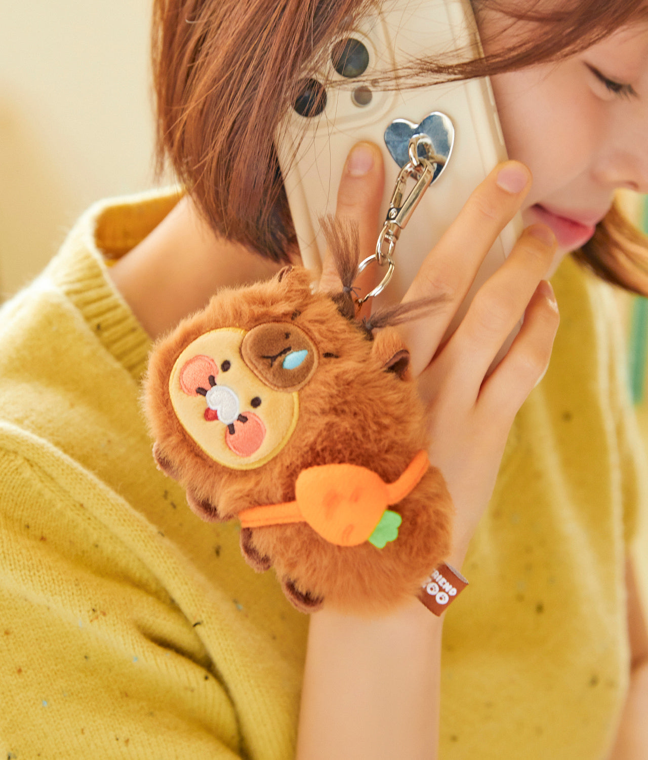 FRIENDZOO Keychain Plush Chunsik - Korean kawaii Kakao Friends | Koolseoul
