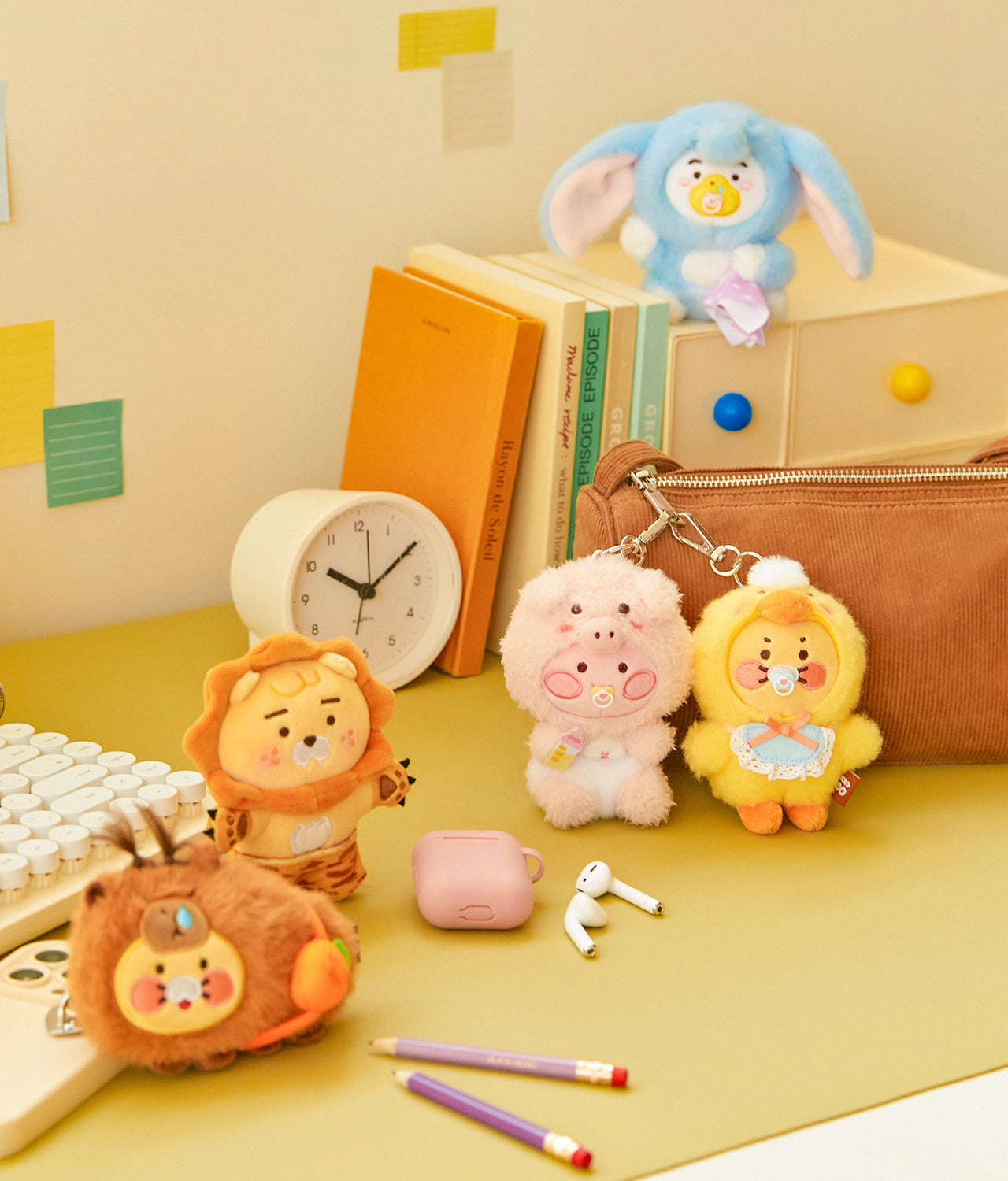 FRIENDZOO Keychain Plush Chunsik - Korean kawaii Kakao Friends | Koolseoul