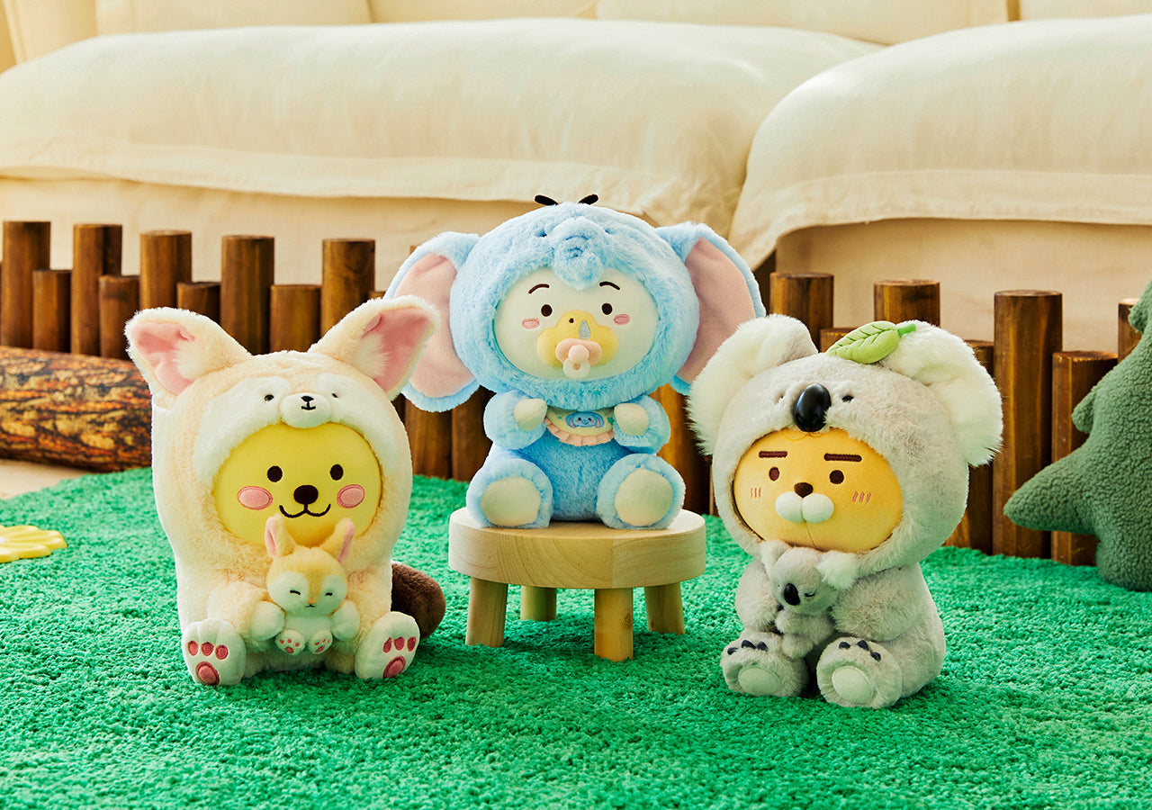 FRIENDZOO Plush Muzi - Authentic Kakao Friends from Korea | Koolseoul