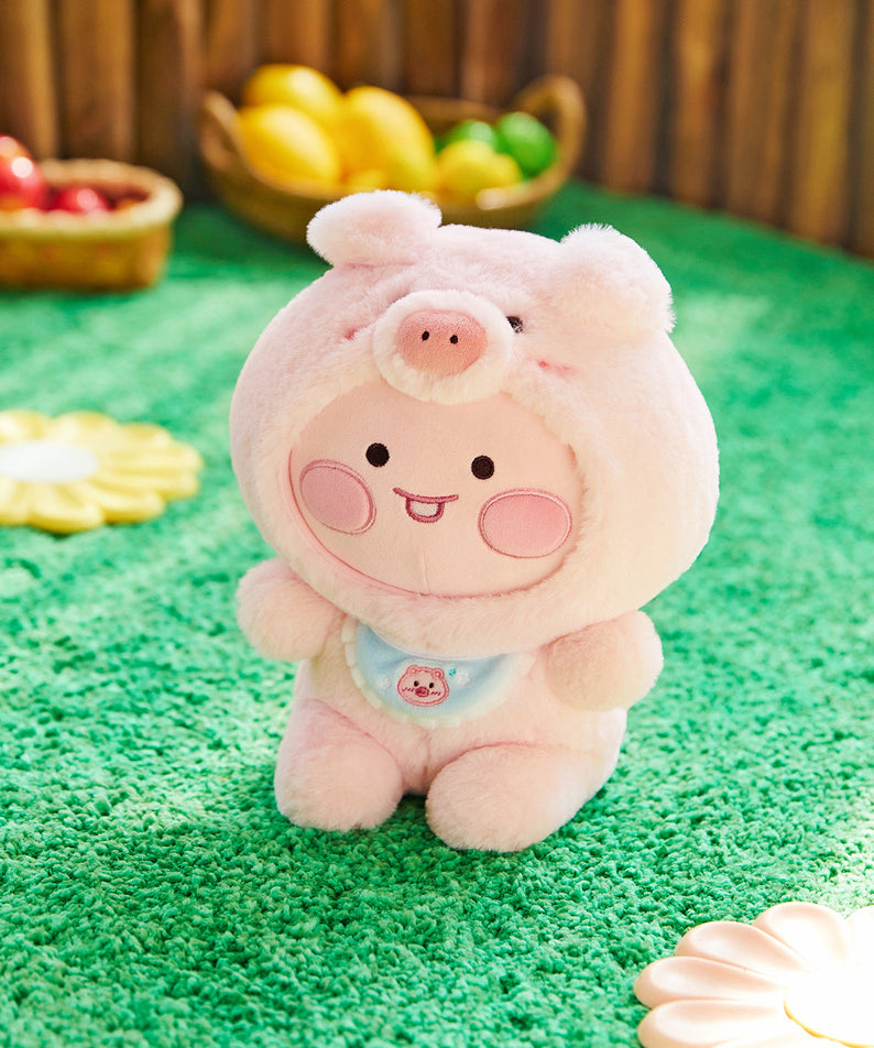 FRIENDZOO Plush Little Apeach - Korean kawaii Kakao Friends | Koolseoul