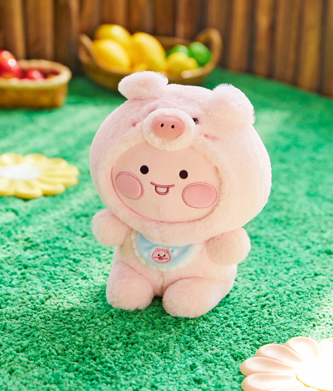 FRIENDZOO Plush Little Apeach - Korean kawaii Kakao Friends | Koolseoul