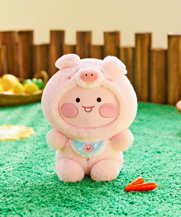 FRIENDZOO Plush Little Apeach - Official Kakao Friends merchandise | Koolseoul