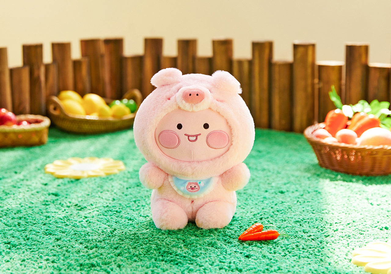 FRIENDZOO Plush Little Apeach - Official Kakao Friends merchandise | Koolseoul