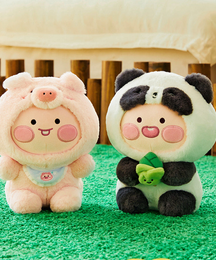 FRIENDZOO Plush Little Apeach - Authentic Kakao Friends from Korea | Koolseoul