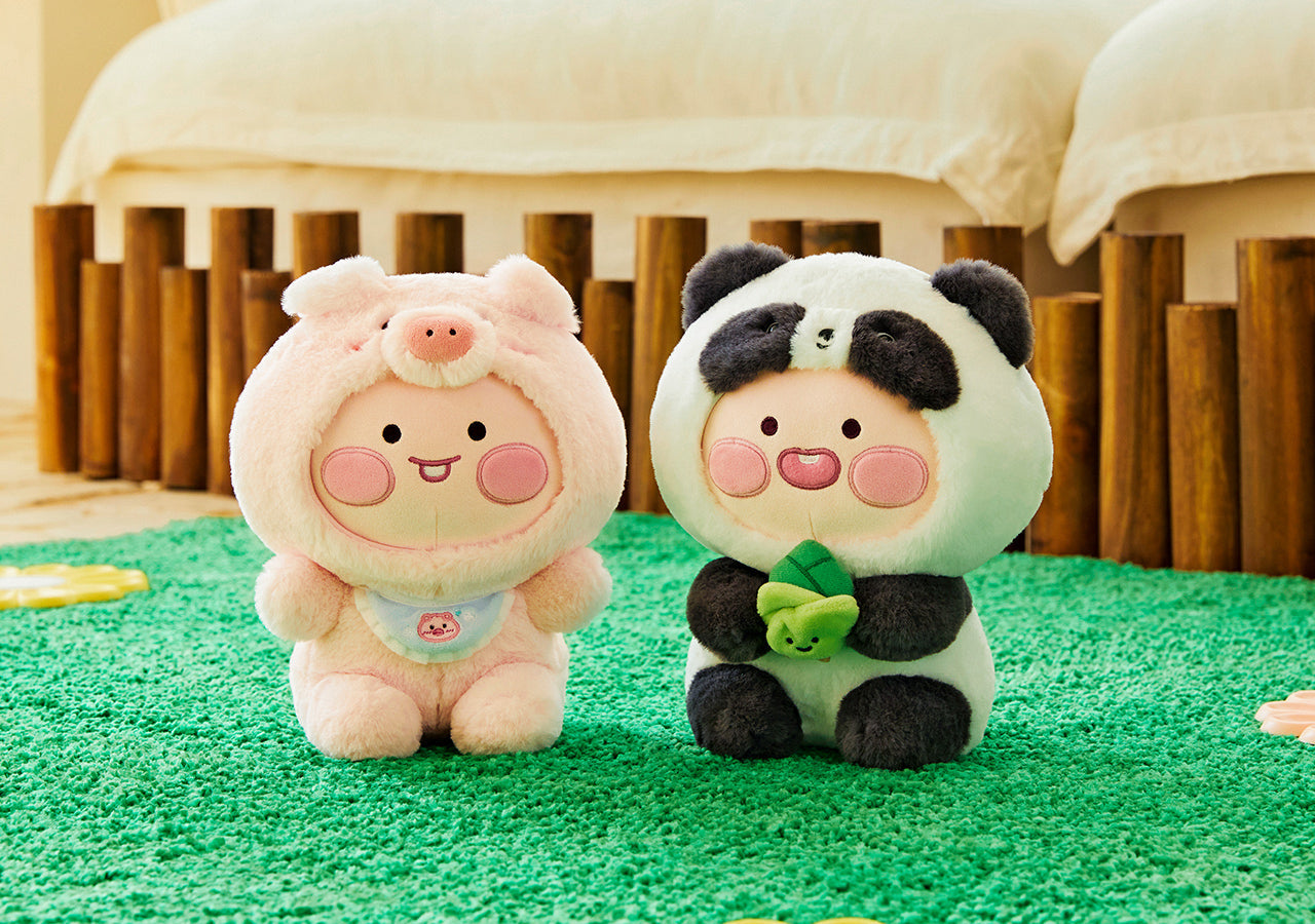 FRIENDZOO Plush Little Apeach - Authentic Kakao Friends from Korea | Koolseoul