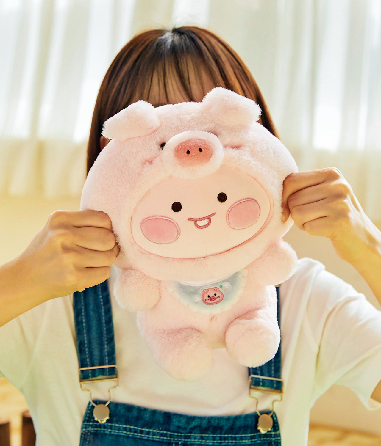 FRIENDZOO Plush Little Apeach - Authentic Kakao Friends from Korea | Koolseoul