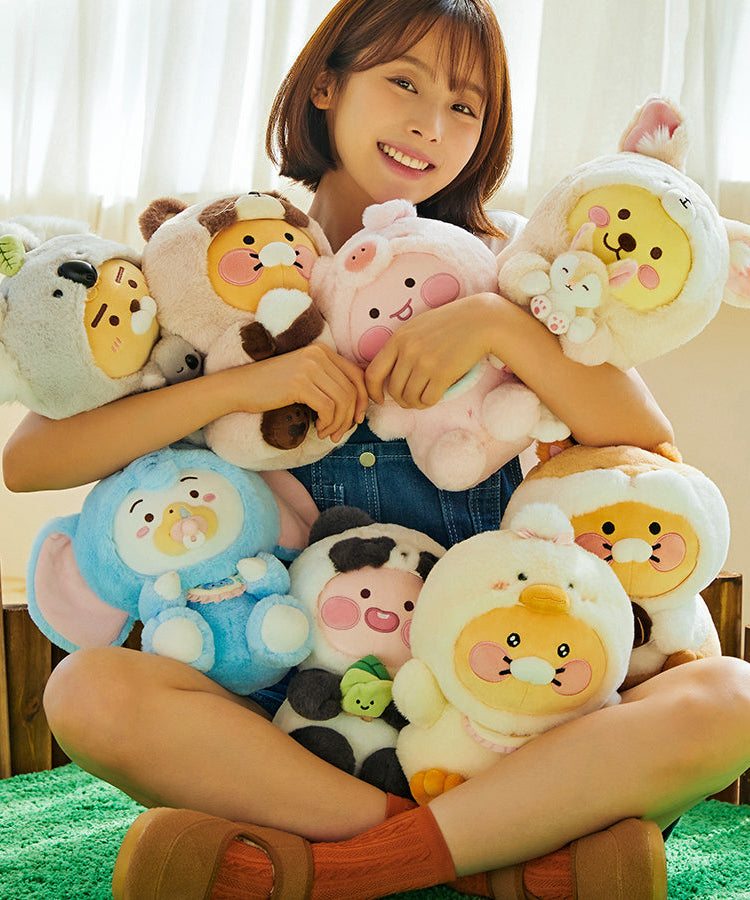 FRIENDZOO Plush Little Apeach - Official Kakao Friends merchandise | Koolseoul