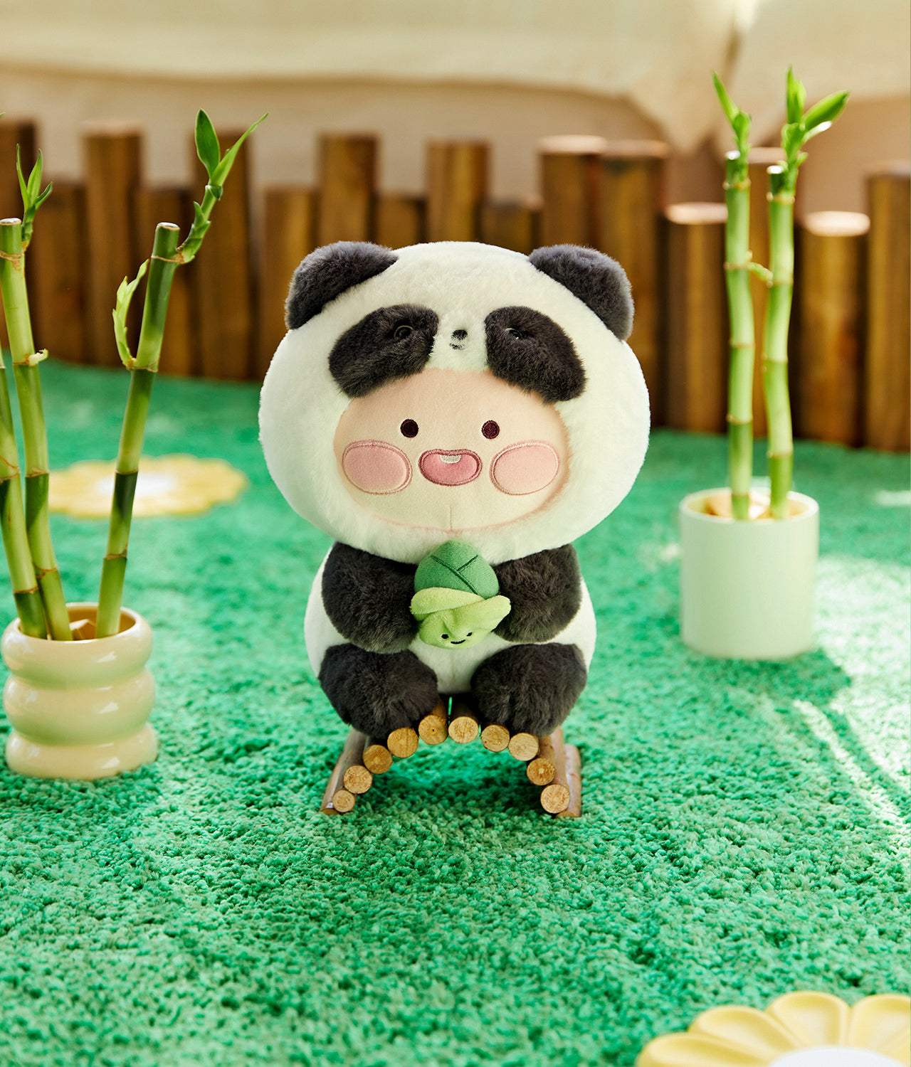 FRIENDZOO Plush Little Apeach - Korean kawaii Kakao Friends | Koolseoul