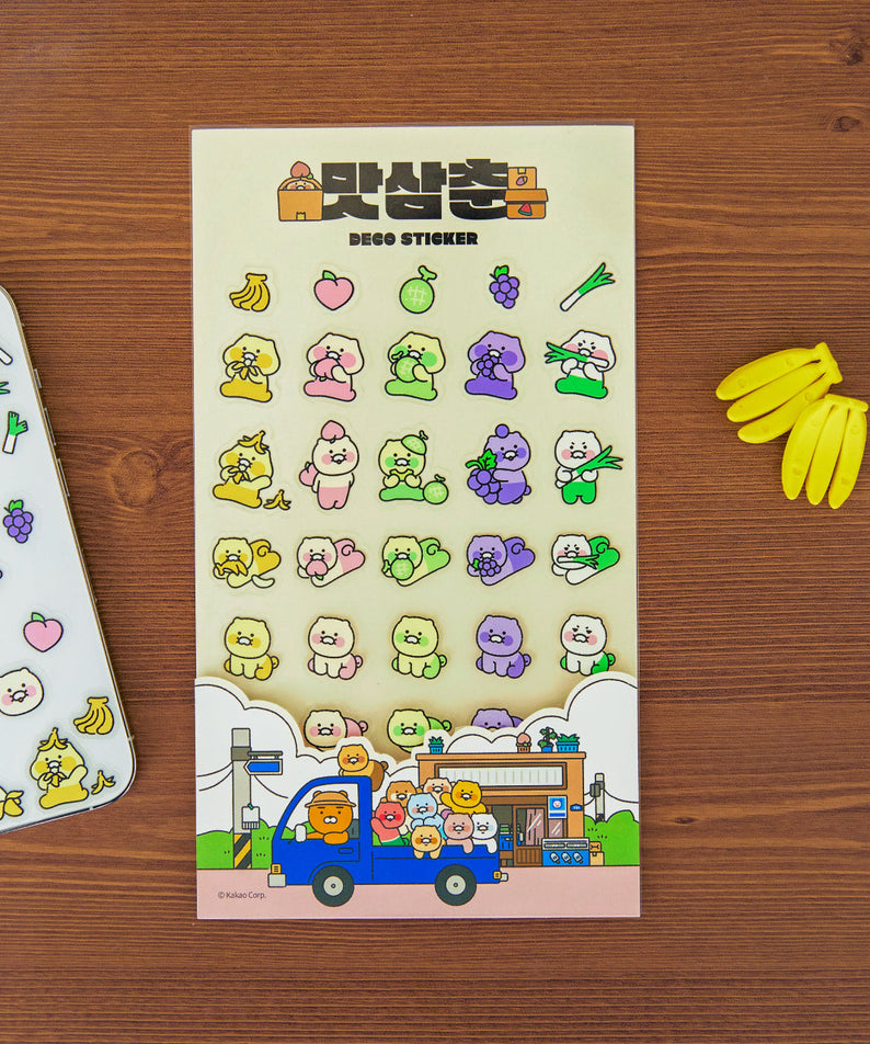TransparentAutocollant Chunsik Sticker - Official Kakao Friends merchandise | Koolseoul