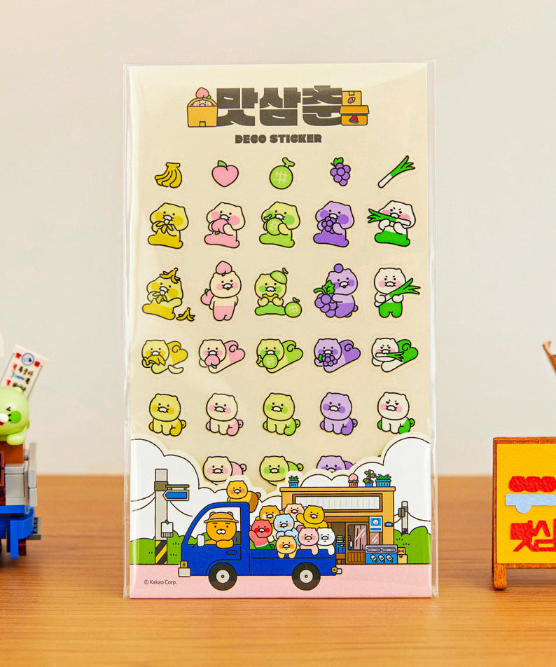 TransparentAutocollant Chunsik Sticker - Korean kawaii Kakao Friends | Koolseoul