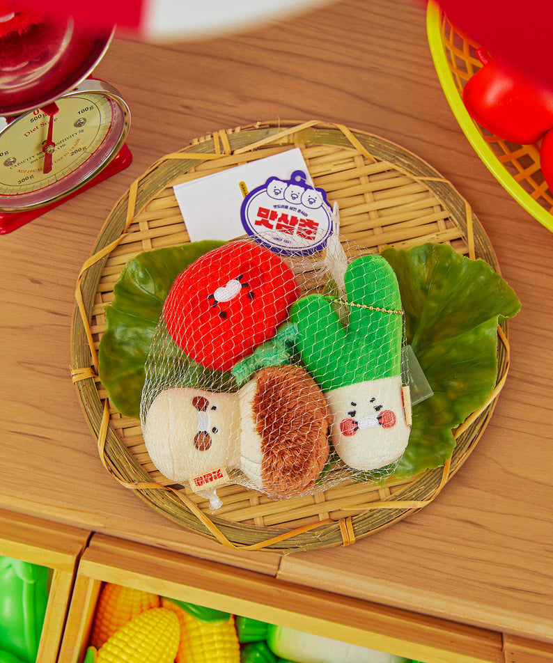 Keychain Plush Set Chunsik - Korean kawaii Kakao Friends | Koolseoul