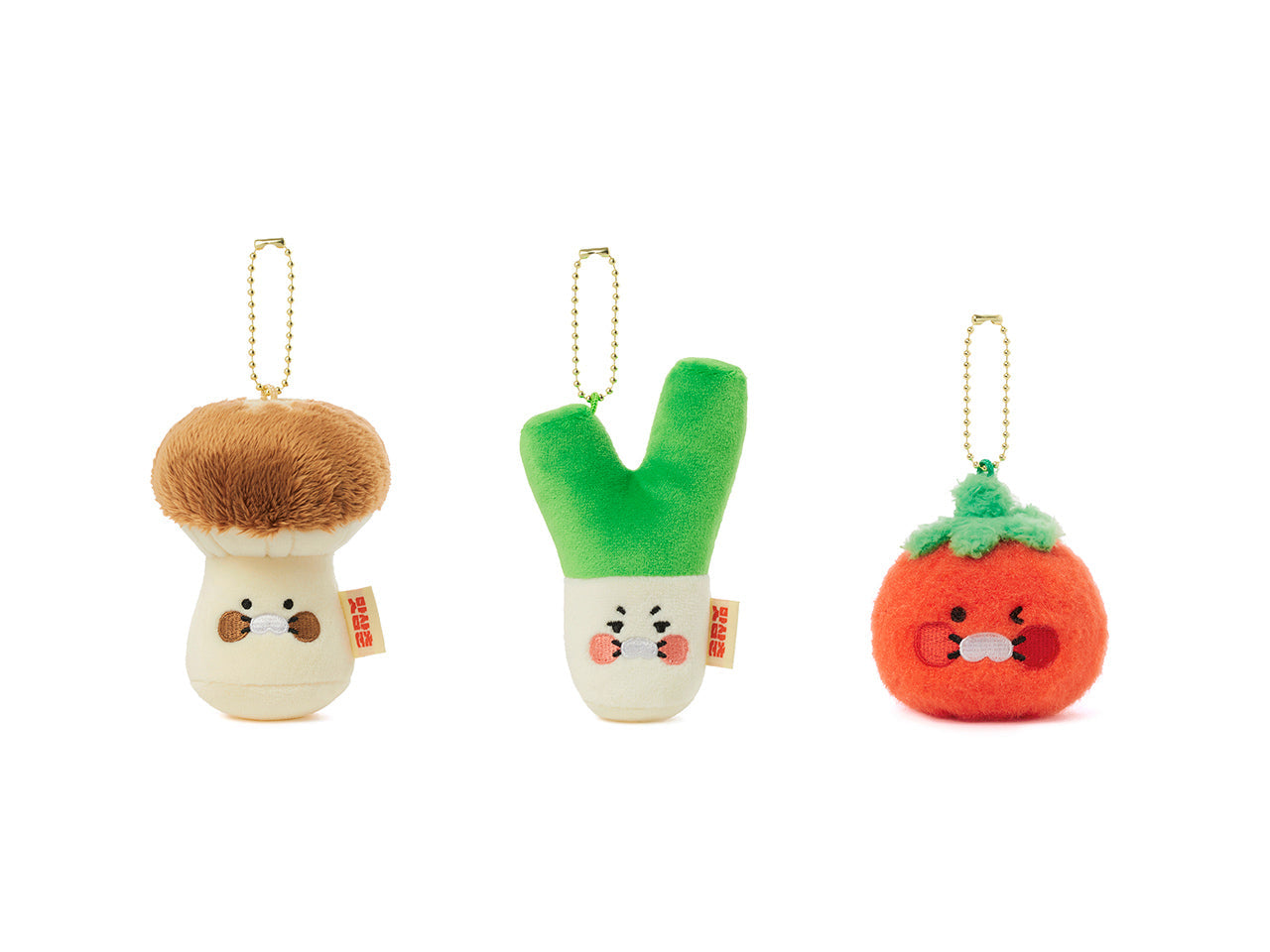 Keychain Plush Set Chunsik - Authentic Kakao Friends from Korea | Koolseoul