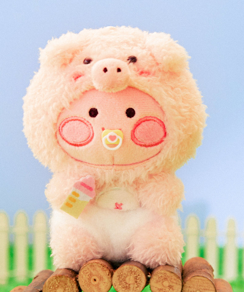 FRIENDZOO Keychain Plush Little Apeach - Korean kawaii Kakao Friends | Koolseoul