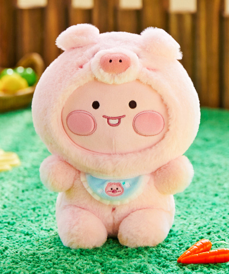 FRIENDZOO Plush Little Apeach - Authentic Kakao Friends from Korea | Koolseoul
